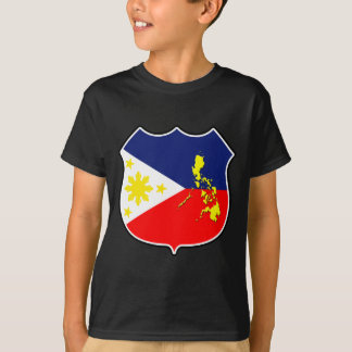 Flagge u. Karte T-Shirt