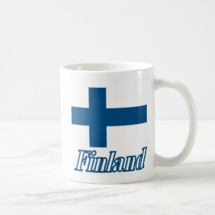 Flagge über Finnland-Entwurf Tasse