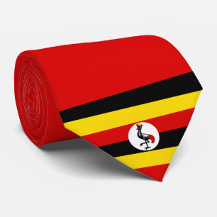 Flagge Ugandas Krawatte