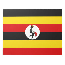 Flagge Ugandas Notizblock