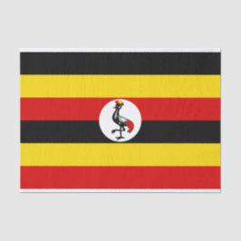 Flagge Ugandas Seidenpapier