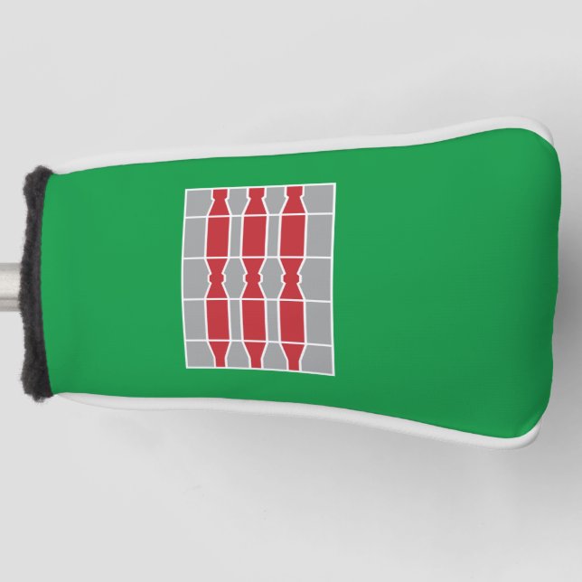 Flagge Umbriens (Italien) Golf Headcover (Vorderseite)