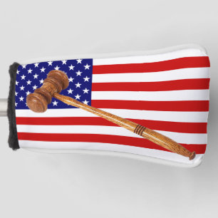 FLAGGE UND HAMMER GOLF HEADCOVER
