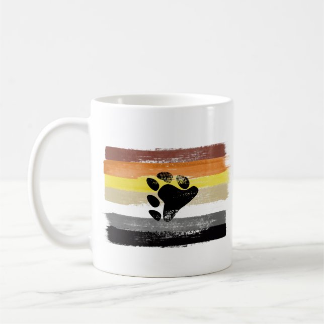 FLAGGE UND SYMBOL DES GESCHMACKVOLL KAFFEETASSE (Links)