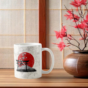 Flagge und Symbole Japans ID153 Kaffeetasse