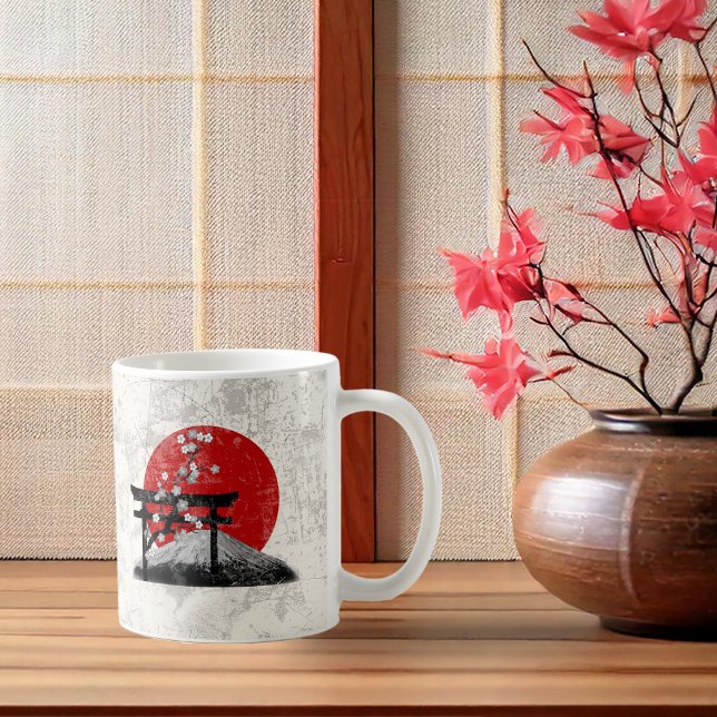 Flagge und Symbole Japans ID153 Kaffeetasse (Von Creator hochgeladen)