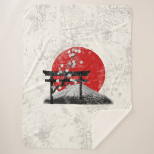 Flagge und Symbole Japans ID153 Sherpadecke