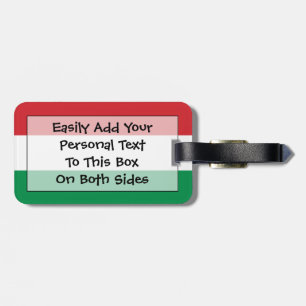 Flagge Ungarns Easy ID Persönlich Gepäckanhänger