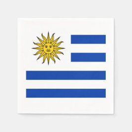 Flagge: Uruguay Serviette