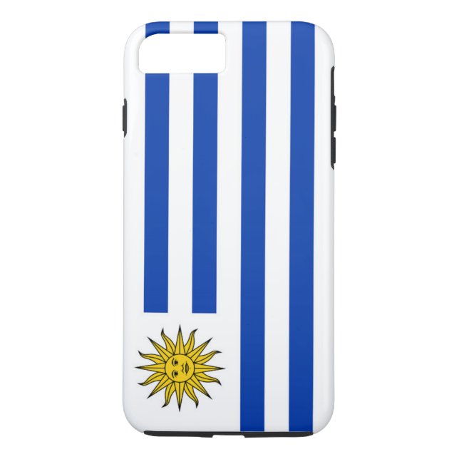 Flagge Uruguays Case-Mate iPhone Hülle (Rückseite)