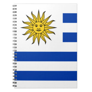 Flagge Uruguays Notizblock