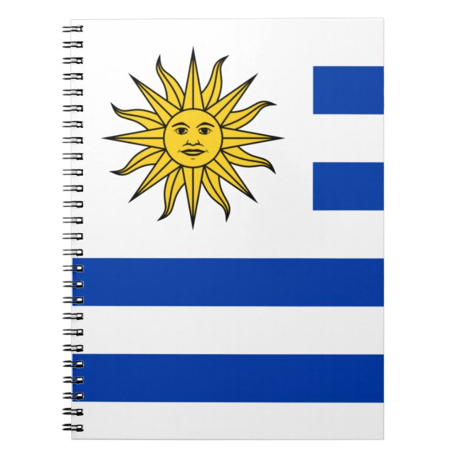 Flagge Uruguays Notizblock (Vorderseite)