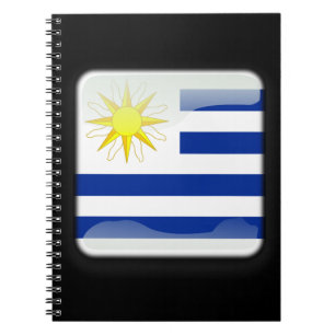 Flagge Uruguays Notizblock