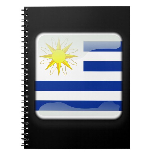 Flagge Uruguays Notizblock (Vorderseite)