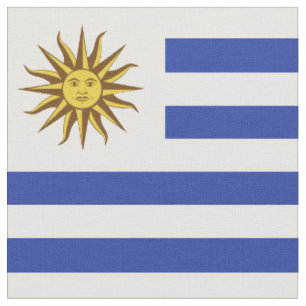 Flagge Uruguays Stoff