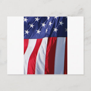 Flagge USA Postkarte