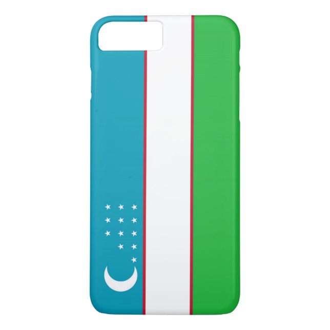 Flagge Usbekistans Case-Mate iPhone Hülle (Rückseite)