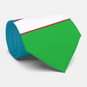 Flagge Usbekistans Krawatte