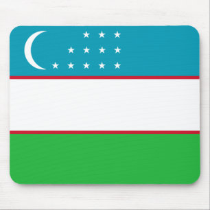 Flagge Usbekistans Mousepad