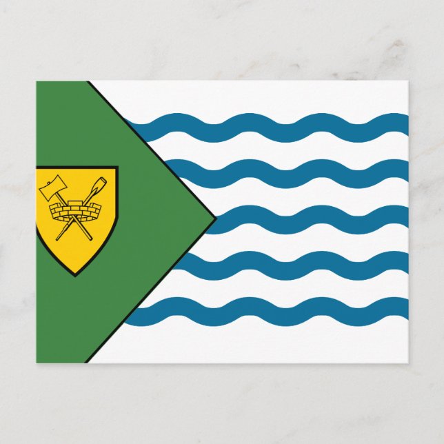 Flagge Vancouver (Kanada) Postkarte (Vorderseite)