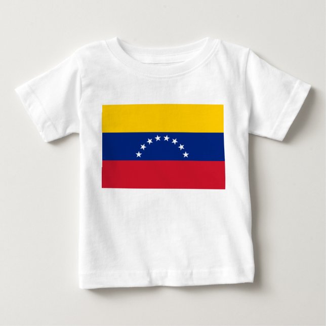 Flagge Venezuelas Baby T-shirt (Vorderseite)