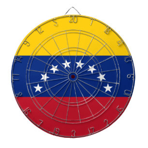Flagge Venezuelas Dartscheibe