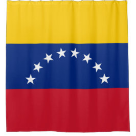 Flagge Venezuelas Duschvorhang