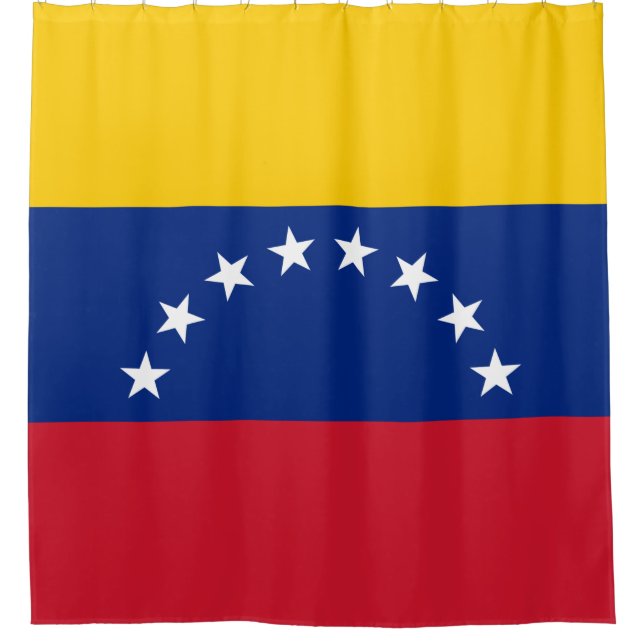 Flagge Venezuelas Duschvorhang (Vorderseite)
