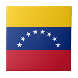 Flagge Venezuelas Fliese