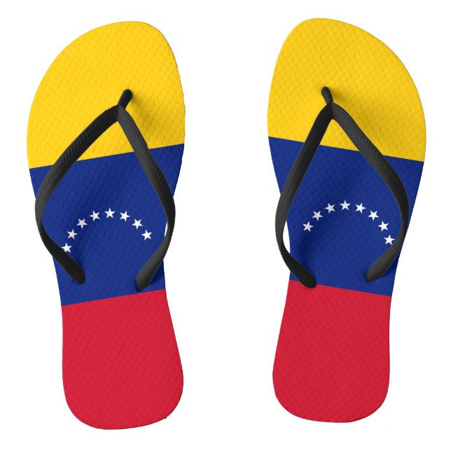 Flagge Venezuelas Flip Flops (Fußbett)