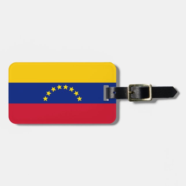 Flagge Venezuelas Gepäckanhänger (Vorderseite horizontal)