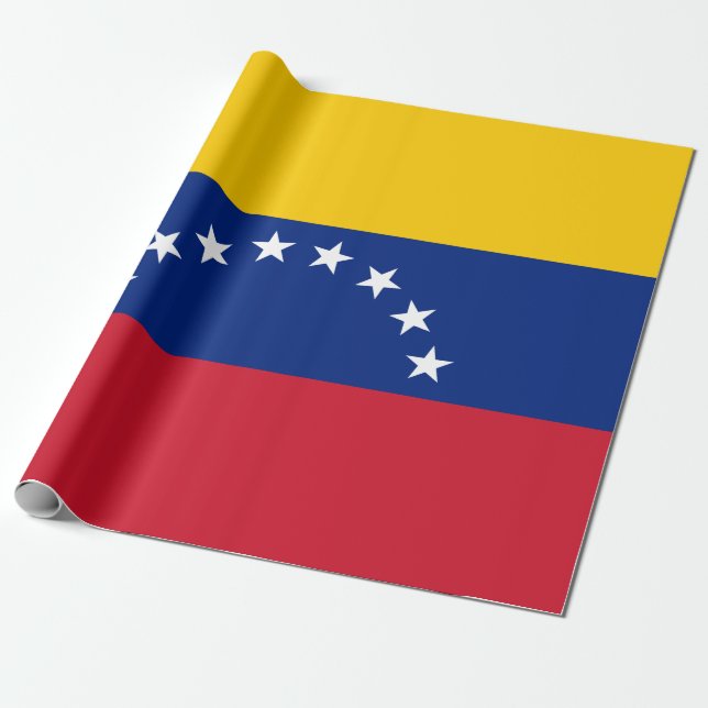 Flagge Venezuelas Geschenkpapier (Ungerollt)