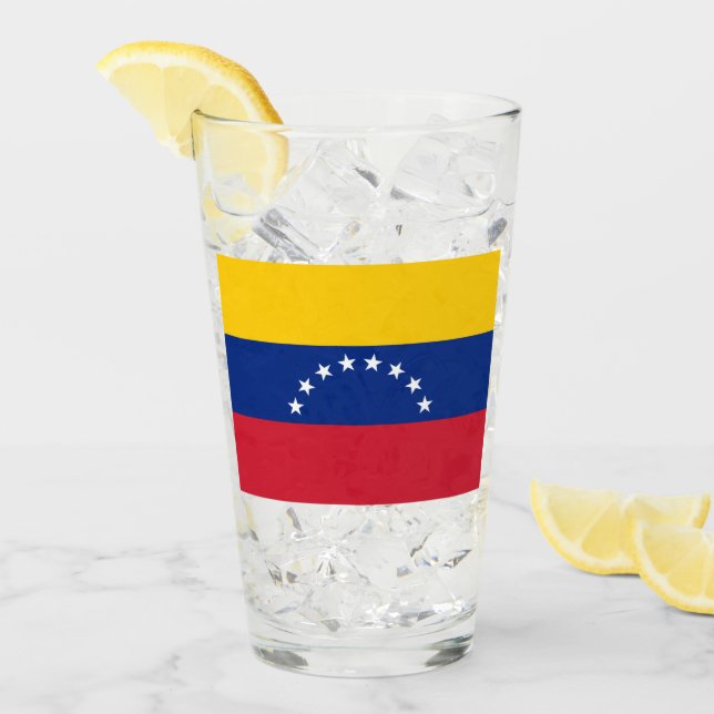 Flagge Venezuelas Glas (Vorderseite Ice)