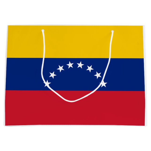 Flagge Venezuelas Große Geschenktüte (Vorderseite)