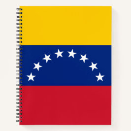 Flagge Venezuelas Notizbuch
