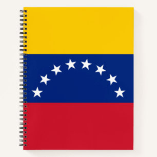 Flagge Venezuelas Notizbuch