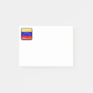 Flagge Venezuelas Post-it Klebezettel