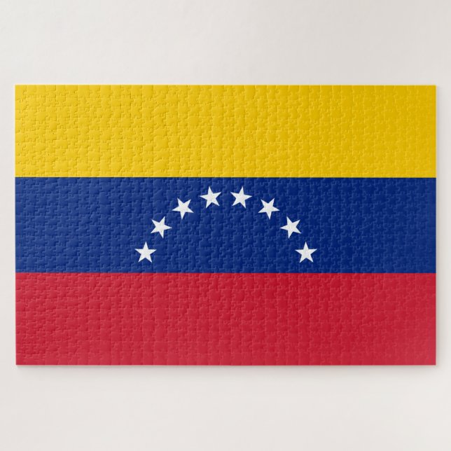 Flagge Venezuelas Puzzle (Horizontal)