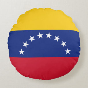 Flagge Venezuelas Rundes Kissen