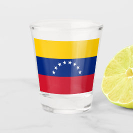 Flagge Venezuelas Schnapsglas