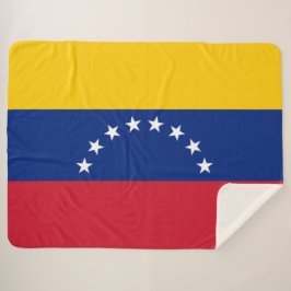 Flagge Venezuelas Sherpadecke