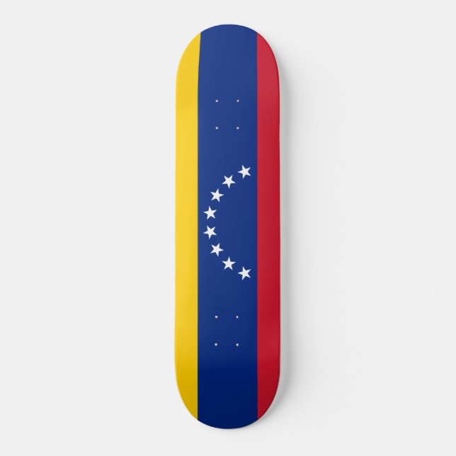 Flagge Venezuelas Skateboard (Vorderseite)