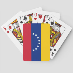 Flagge Venezuelas Spielkarten