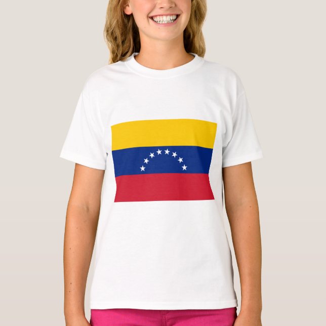 Flagge Venezuelas T-Shirt (Vorderseite)