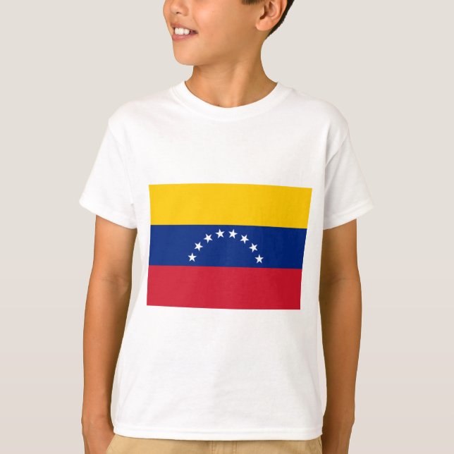 Flagge Venezuelas T-Shirt (Vorderseite)