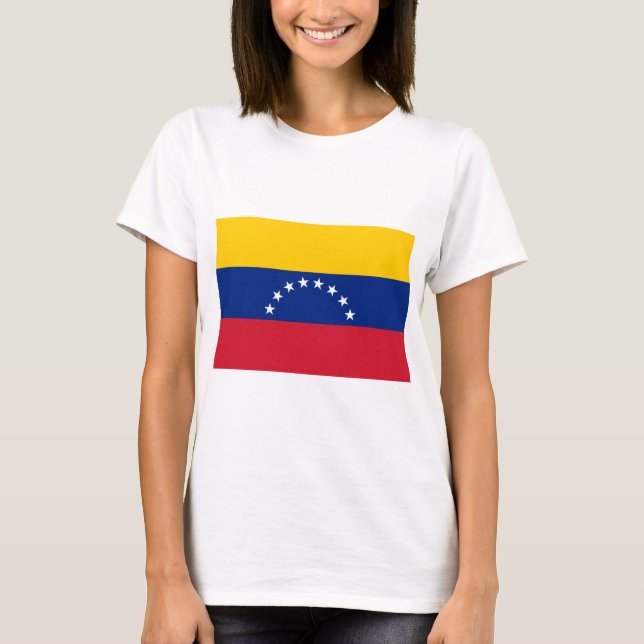 Flagge Venezuelas T-Shirt (Vorderseite)