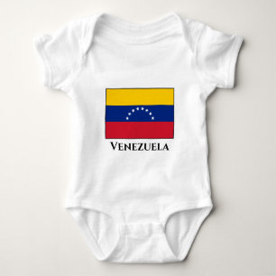 Flagge Venezuelas (Venezuelas) Baby Strampler