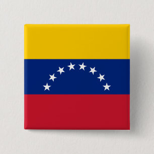 Flagge Venezuelas (Venezuelas) Button