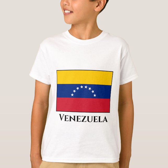 Flagge Venezuelas (Venezuelas) T-Shirt (Vorderseite)