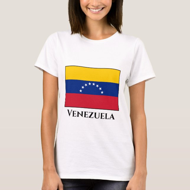 Flagge Venezuelas (Venezuelas) T-Shirt (Vorderseite)